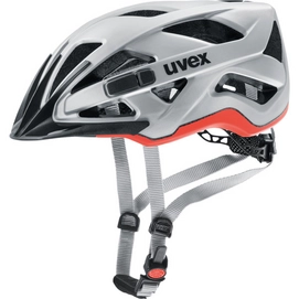 Fietshelm Uvex Active CC Silver Orange Mat