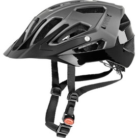 Fietshelm Uvex Quatro Darksilver Mat Black