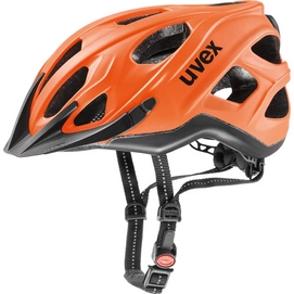 Fietshelm Uvex City S Neon Orange Black Mat