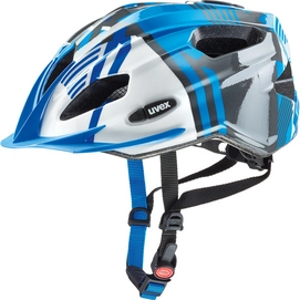 Fietshelm Uvex Quatro Junior Blue Silver
