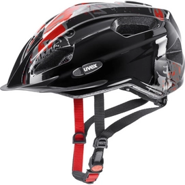 Fietshelm Uvex Quatro Junior Black Red