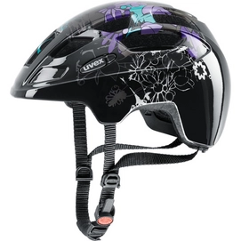 Fietshelm Uvex Finale Junior Led Purple Flowers