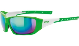 Zonnebril Uvex Sportstyle 219 Green White Mirror Green