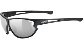 Zonnebril Uvex Sportstyle 810 Black Mat Lightmirror Silver