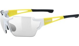 Zonnebril Uvex Sportstyle 803 Race Vario White Yellow Litemirror Silver