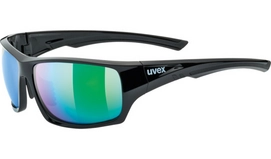 Zonnebril Uvex Sportstyle 222 Pola Black Green Mirror Green