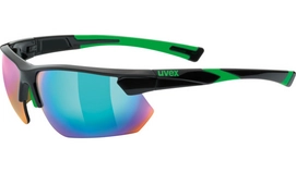 Zonnebril Uvex Sportstyle 221 Black Green Mirror Green