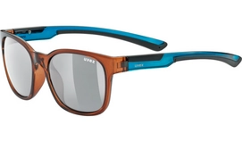 Zonnebril Uvex LGL 31 Pola Brown Blue Litemirror Silver