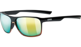 Zonnebril Uvex LGL 33 Pola Black Brown Mirror Gold