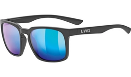 Zonnebril Uvex LGL 35 Black Mat Mirror Blue