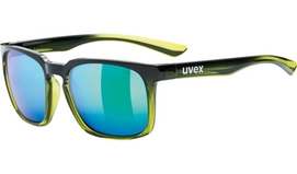 Zonnebril Uvex LGL 35 Black Green Mirror Green