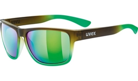 Zonnebril Uvex LGL 36 Black Mat Green Mirror Green