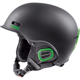 Skihelm Uvex Hlmt 5 Pro Black Green Mat