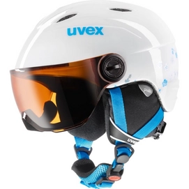 Skihelm Uvex Visor White Turqouise (Kids)