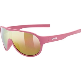 Zonnebril Uvex Sportstyle 512 Pink Mirror Red