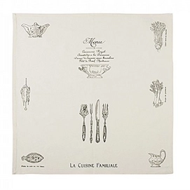 Theedoeken Aquanova Cucina Ivoor (set van 3)