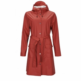 Raincoat RAINS Curve Jacket Scarlet