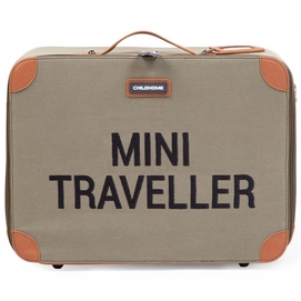 Mini-valise Childhome Mini Traveller Enfant Suitcase Canvas Kaki