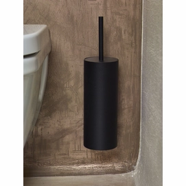 Cyra wall mounted toilet brush holder