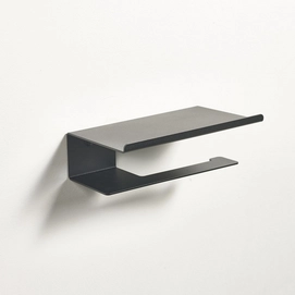 WC Rolhouder Aquanova Cyra Shelf Black