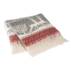 Plaid Damai Elk Grey Wol