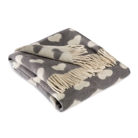 Plaid Damai Hearts Grey Wol