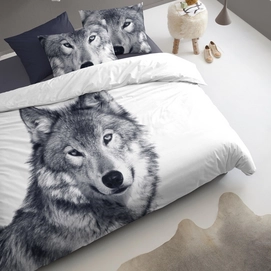 Bettwäsche Damai Husky Weiß Perkal