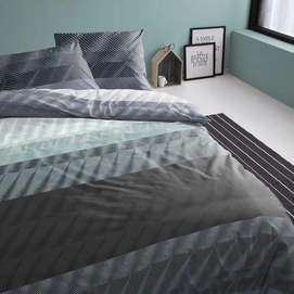 Bettwäsche Damai Pleat Grau Perkal