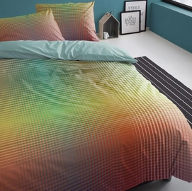 Dekbedovertrek Damai Rainbow Lime Satijn