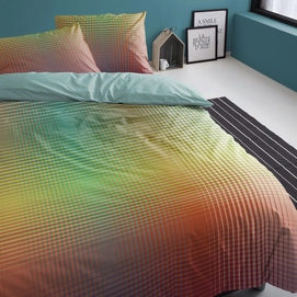 Bettwäsche Damai Rainbow Lime Mako-Satin