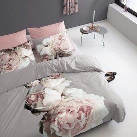 Dekbedovertrek Damai Rosen Taupe Satijn