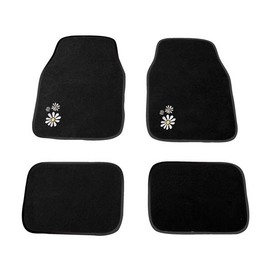 Mattenset Carpoint Uni Daisy (4-delig)