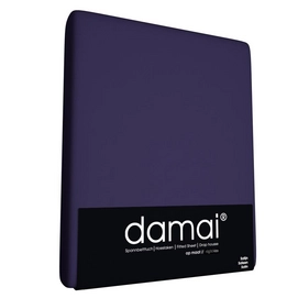 Satijnen Hoeslaken Damai Indigo