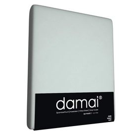 Drap-housse Damai Gris Clair Satin de Coton