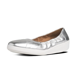 FF2 by FitFlop F-Pop Leather Silver