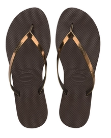 Slipper Havaianas You Metallic Dark Brown