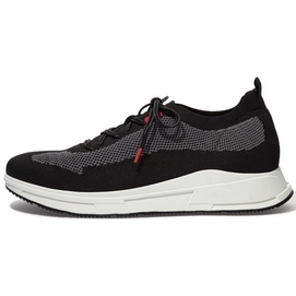 Baskets FitFlop Men Frey Knit Sneakers Black Mix-Taille 44