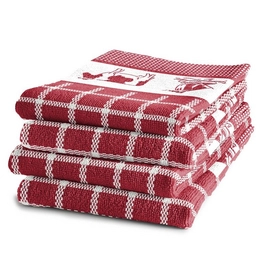 Kitchen Towel DDDDD Dutchie Red (Set of 6)
