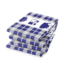 Serviette de Thé DDDDD Kitchen Bleu (6 unités)