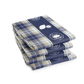 Essuie-Main DDDDD Lemon Navy (Lot de 6)