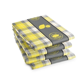 Theedoeken DDDDD Lemon Yellow (set van 6)