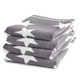 Torchon de Cuisine DDDDD Star Gris (6 unités)