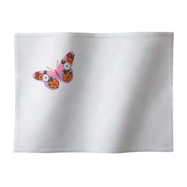 6 Tischsets DDDDD Butterfly Weiß (Baumwolle)