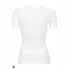 Ondershirt Odlo Womens S/S Crew Neck Evolution Light Lo White