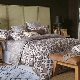 Dekbedovertrek Primaviera Deluxe Parlo Taupe Satijn