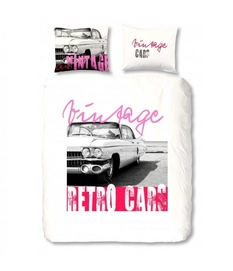 Dekbedovertrek Good Morning Vintage Wit Katoen