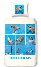 Parure de Lit Good Morning Dauphins Coton