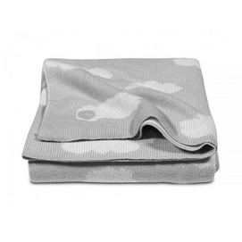 Babydeken Jollein Clouds Grey Katoen