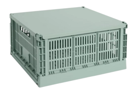 2---hay-colour-crate-lid-metal-large-square-sage-green-82317