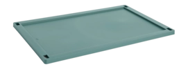 Deksel HAY Colour Crate Lid Plastic Large Dark Green